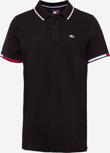 Tommy Jeans Poloshirt in rot / schwarz / weiß, Produktansicht