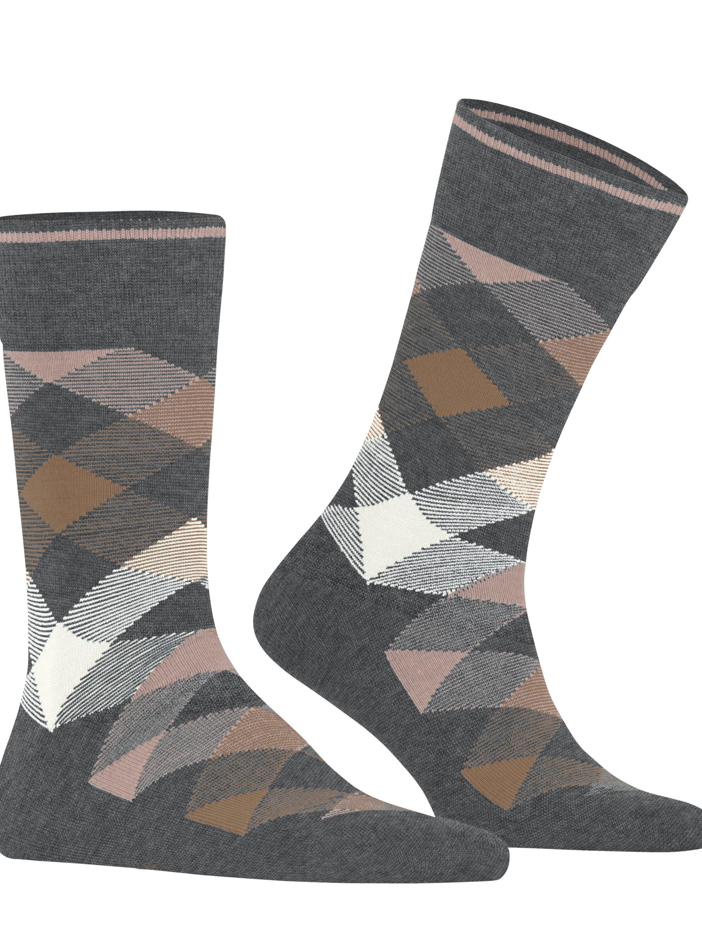 BURLINGTON Socks 'Newcastle' in Grey