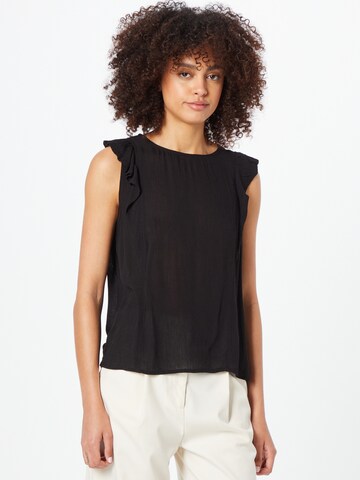 ICHI - Top 'MARRAKECH' en negro: frente