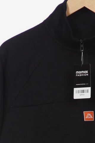 KAPPA Sweatshirt & Zip-Up Hoodie in L in Black
