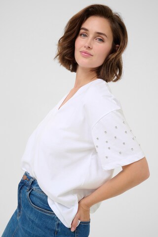 Kaffe - Camisa 'KABarnya' em branco