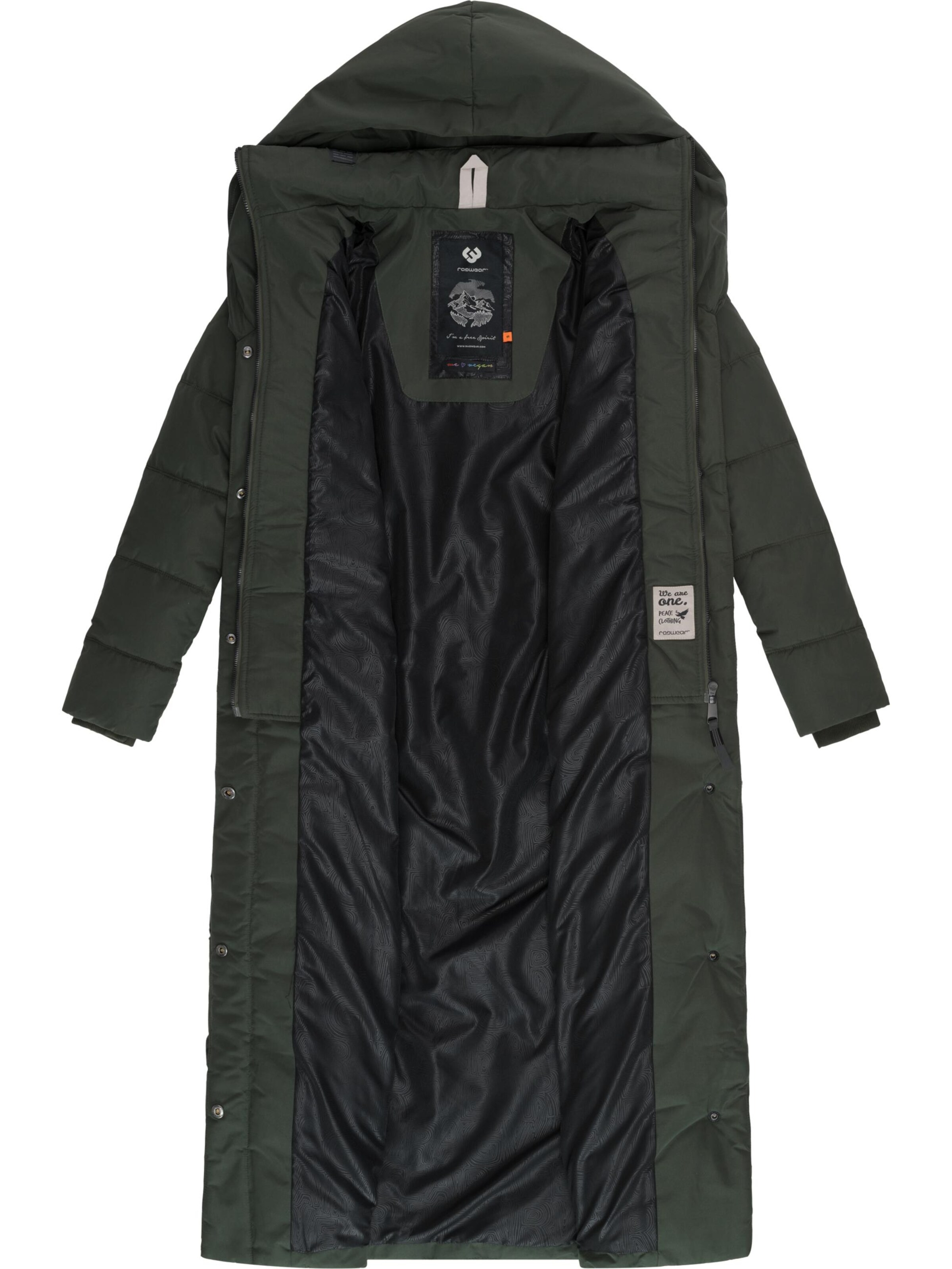 Ragwear Vinterkappa 'Natalka' i grön