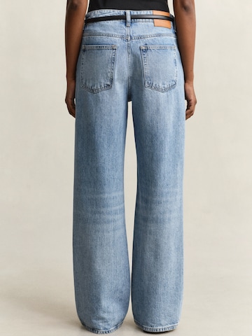 GANT Wide leg Jeans i blå