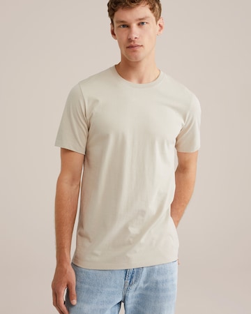 WE Fashion T-shirt i beige: framsida