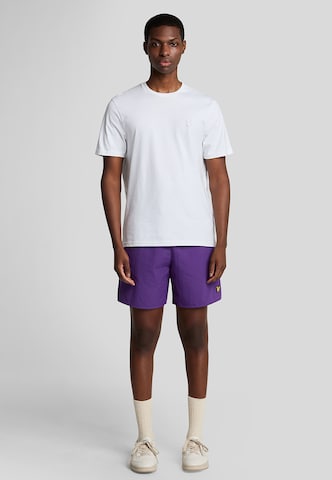 Lyle & Scott Loosefit Zwemshorts in Lila