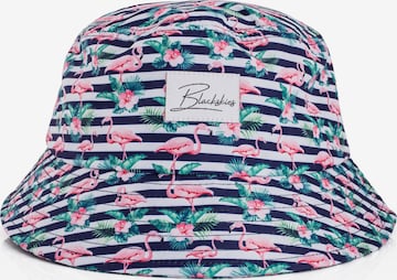 Blackskies Hat 'Tropical Flamingo Vol. II' in Blue: front