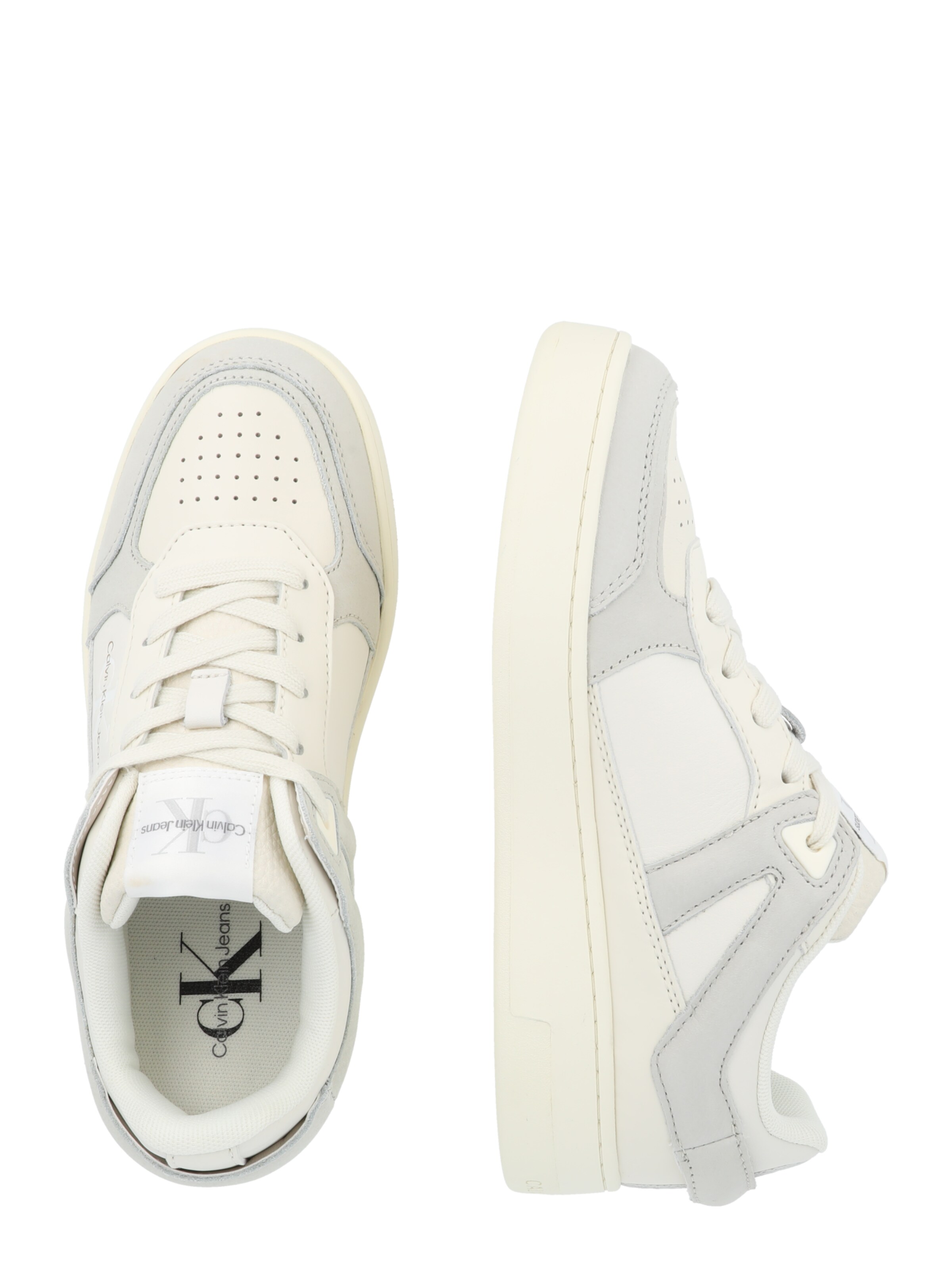 Calvin Klein Jeans Sneakers 'Basket' in Beige