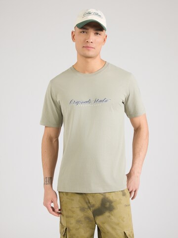 Maglietta 'JORMONTAUK' di JACK & JONES in verde: frontale