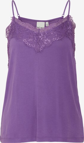 ICHI Top 'LIKE TO2' in Purple: front