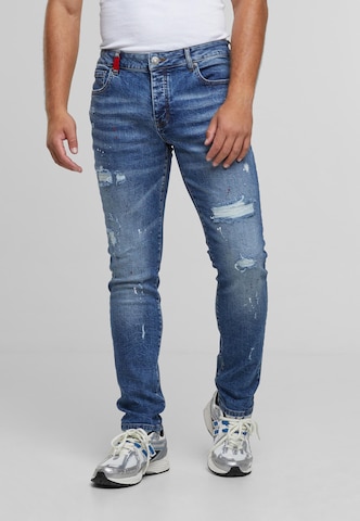 2Y Premium Slimfit Jeans 'Julio' in Blau