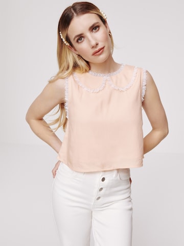 Daahls by Emma Roberts exclusively for ABOUT YOU Blouse 'Flora' in Oranje: voorkant