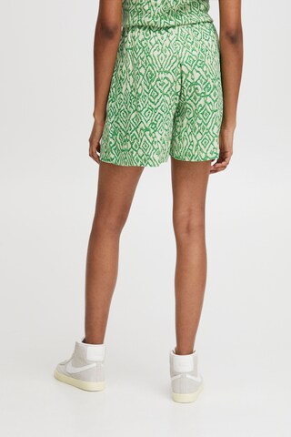 Skinny Pantalon 'Ihmarrakech' ICHI en vert
