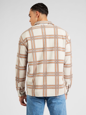 Tommy Jeans Regular fit Button Up Shirt in Beige