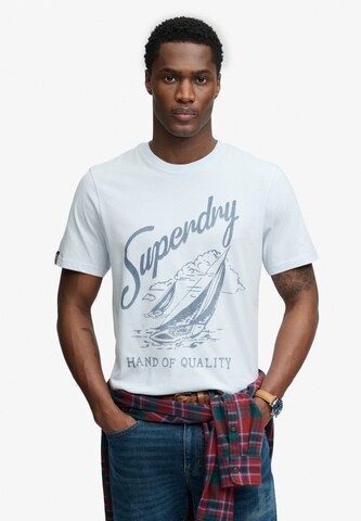 T-Shirt Superdry & Co en bleu : devant