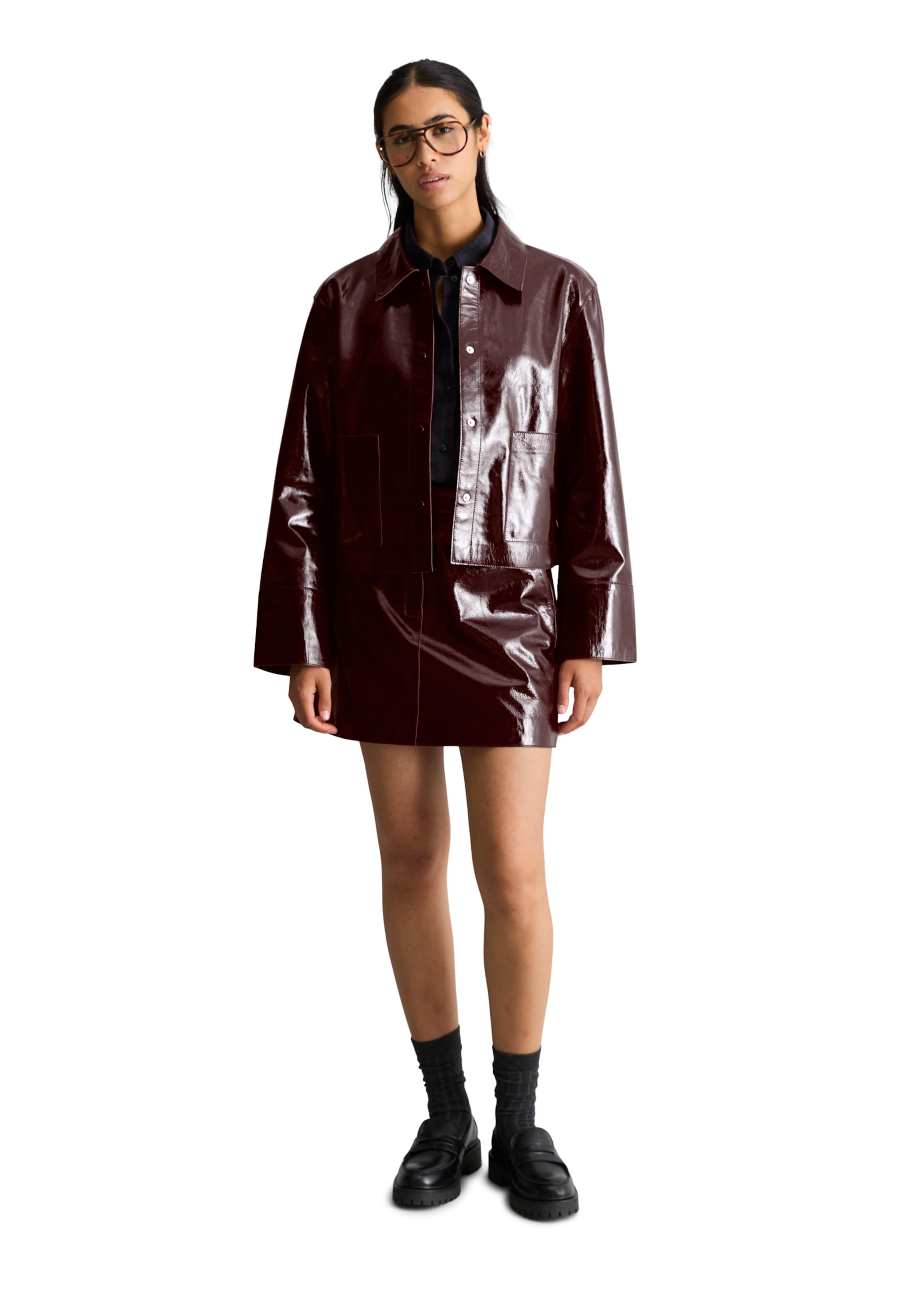 Marc O'Polo DENIM Between-season jacket in Red: front