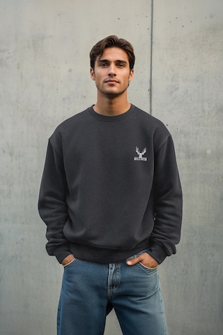 Trendyol Sweatshirt i grå: framsida