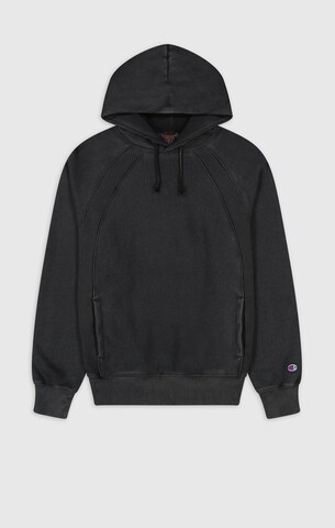 Sweat-shirt Champion Reverse Weave en noir : devant