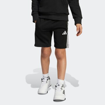 ADIDAS SPORTSWEAR Regular Workout Pants in Black: front