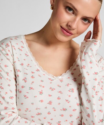 Hunkemöller Slaapshirt in Wit
