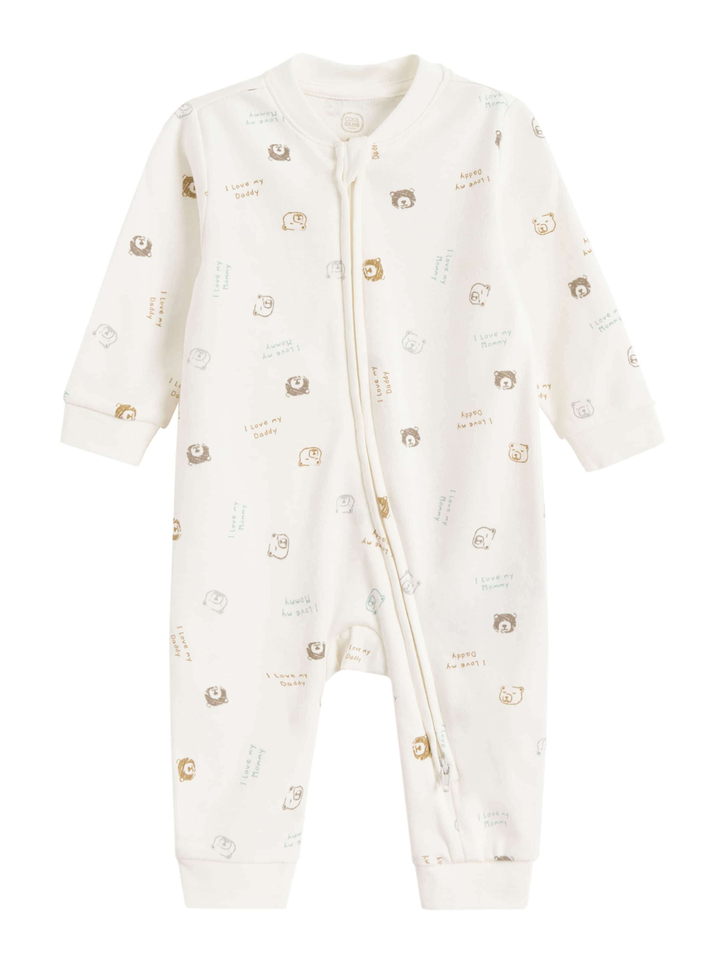 Salopetă de la Cool Club pe bej: față