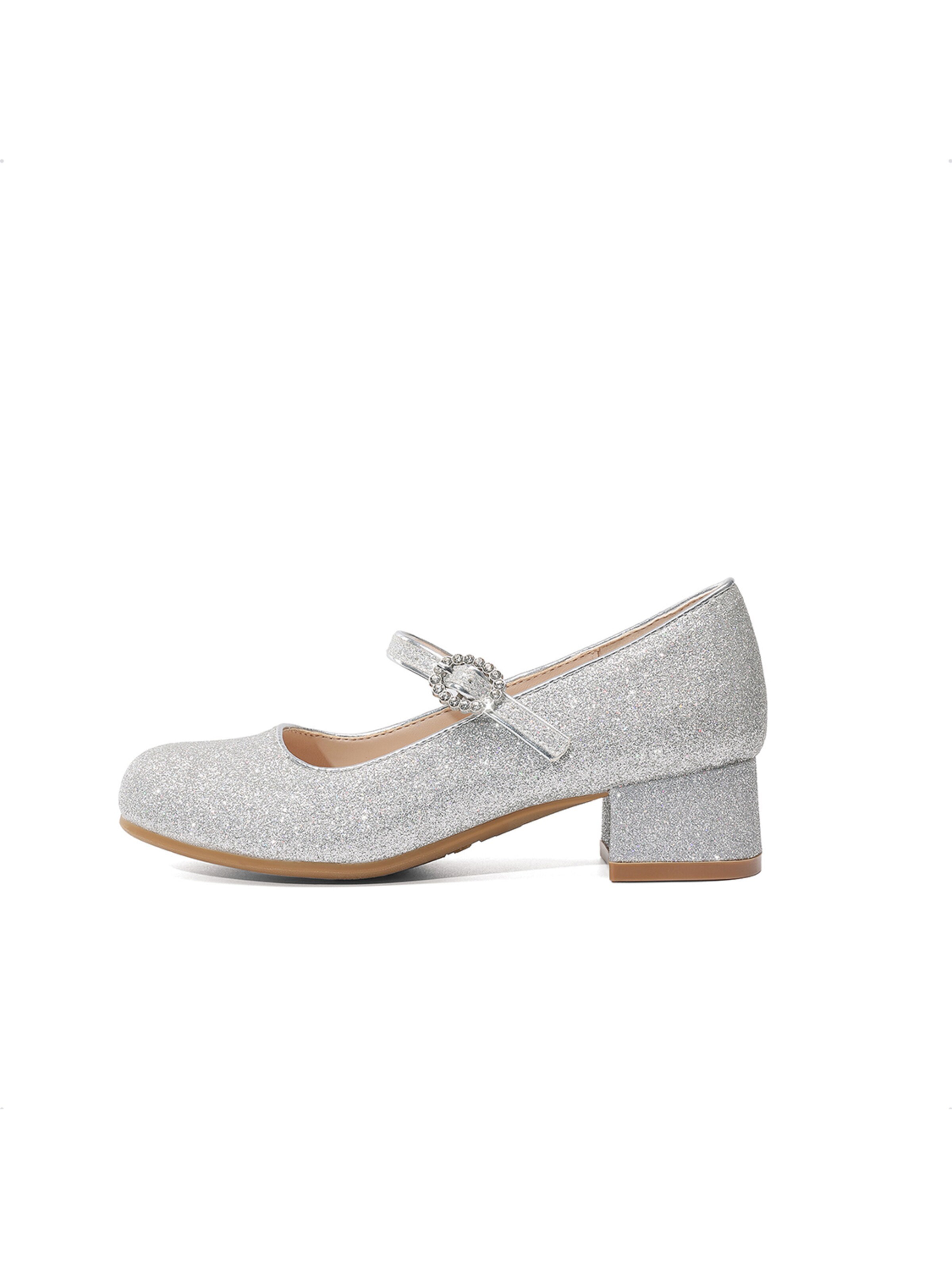 Ballerines Dream Pairs en argent : devant