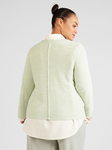 ONLY Carmakoma Sweater 'NEW FOXY' in Green