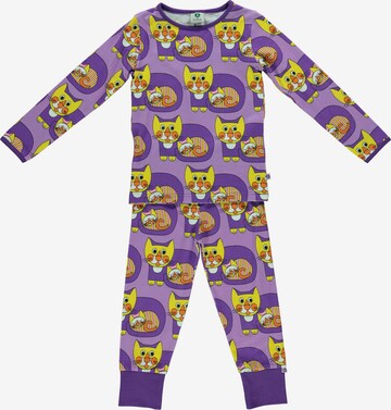 Småfolk Pajamas in Purple: front