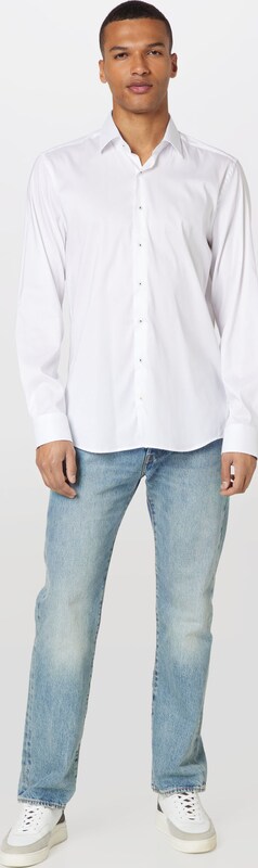 ETERNA Slim Fit Hemd in Weiß