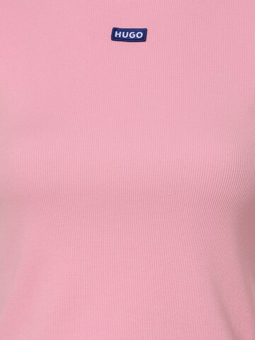 HUGO Shirt 'Baby Tee_B' in Roze