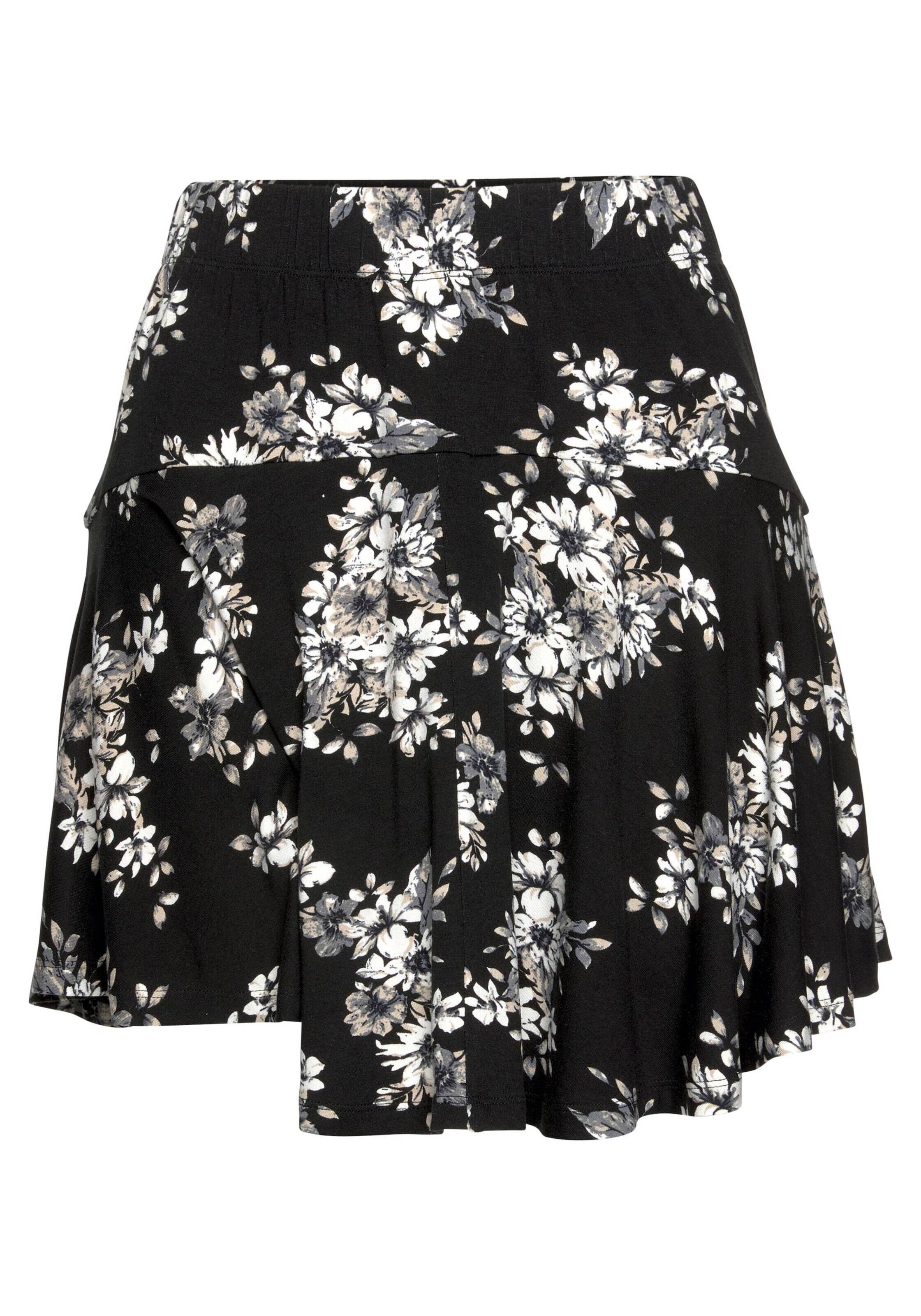 LASCANA Юбка в Черный: спереди