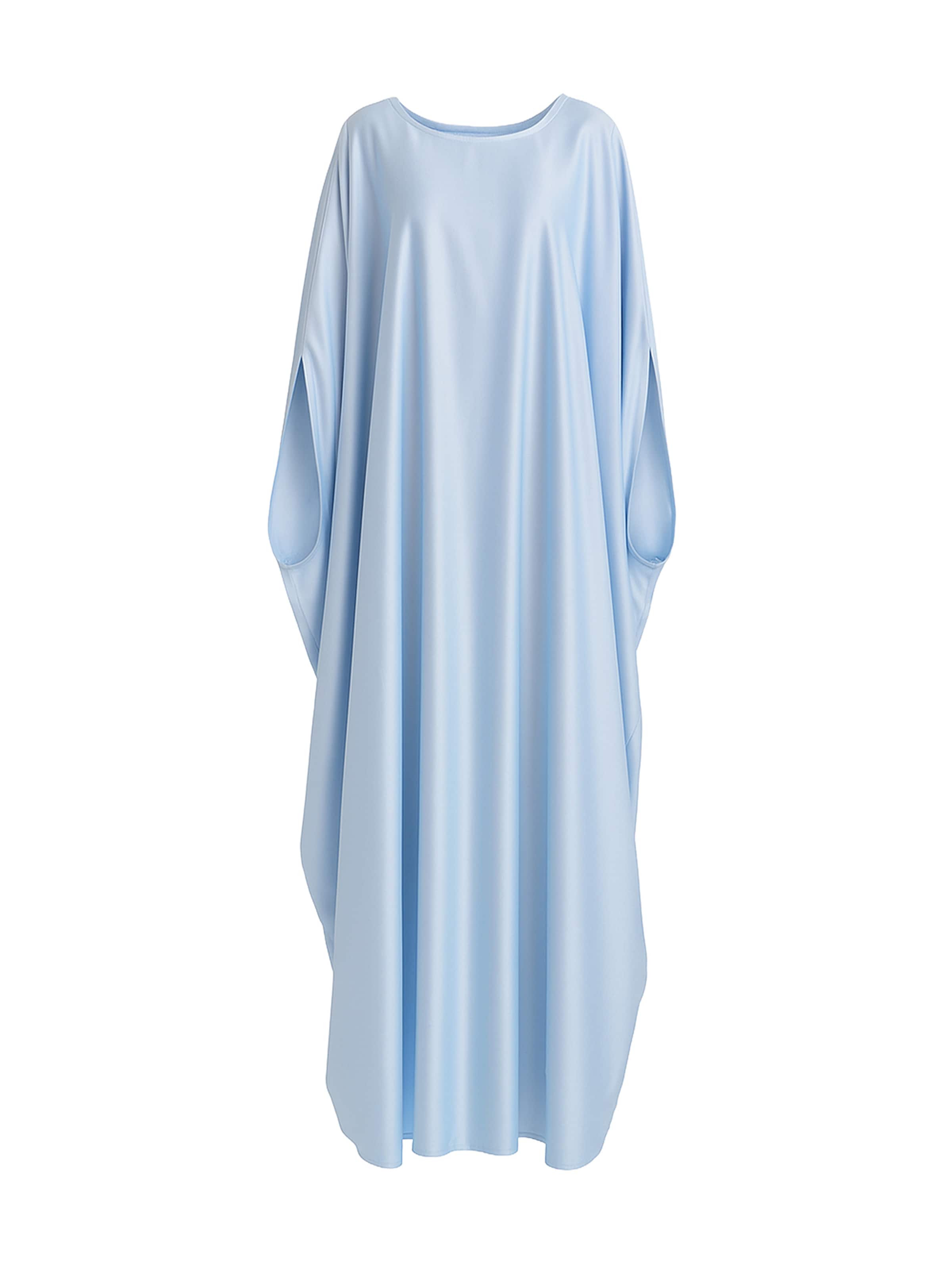 Robe Elara en bleu : devant