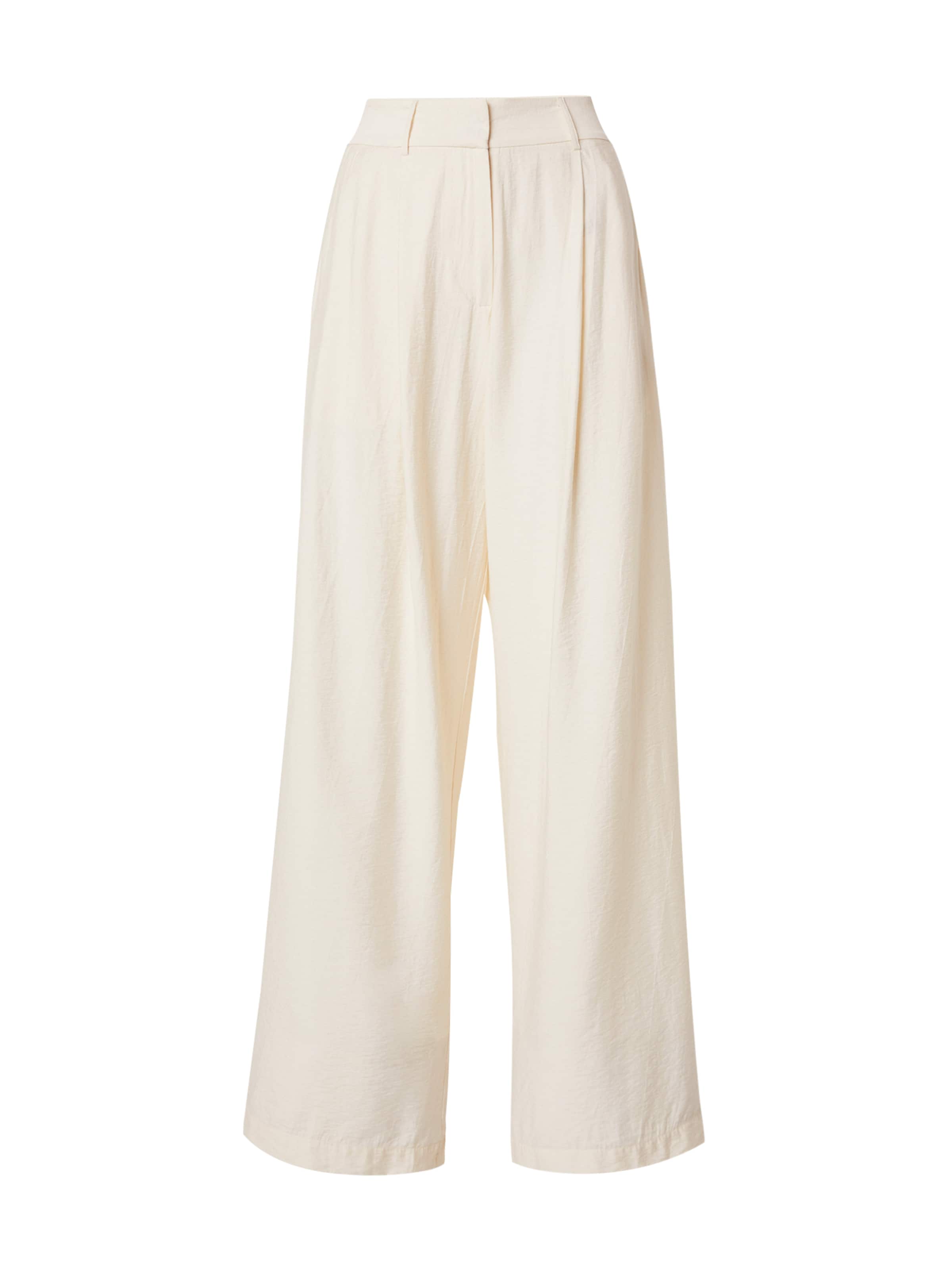 Aware Широки крачоли Панталон с набор 'Perry' в бежово: отпред