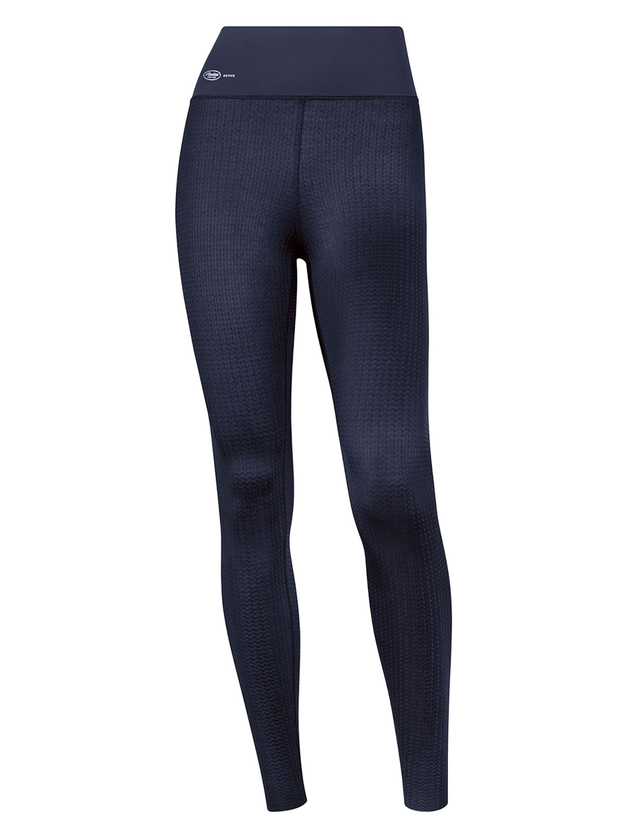 ANITA Skinny Sporthose in Blau: Vorderseite