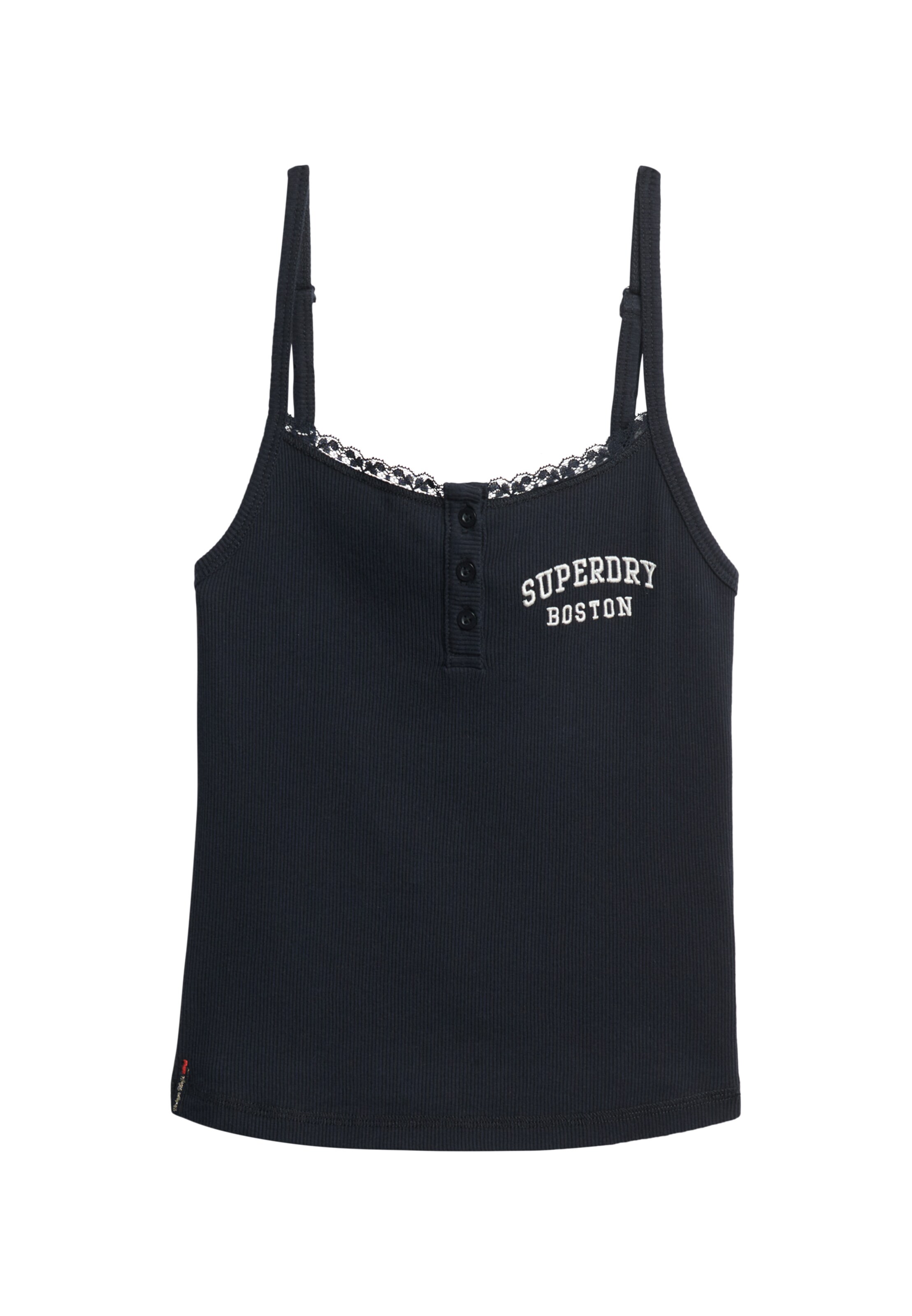 Superdry Top 'Athletic Essentials' in Blauw: voorkant