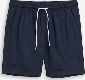 TOM TAILOR DENIM Swimming shorts in Blue: front