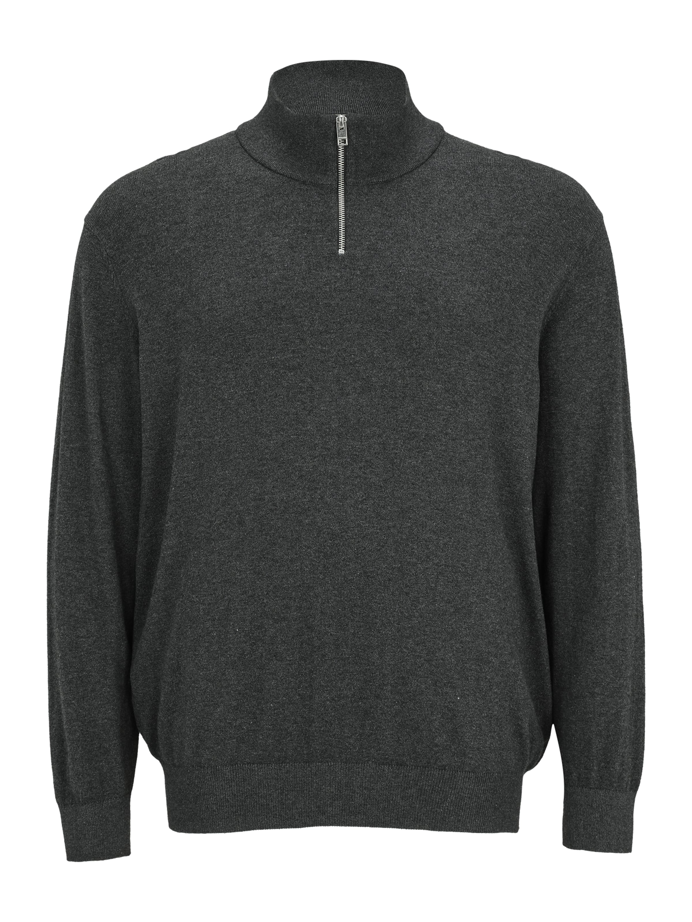 Pullover 'JJEEMIL' di Jack & Jones Plus in grigio: frontale