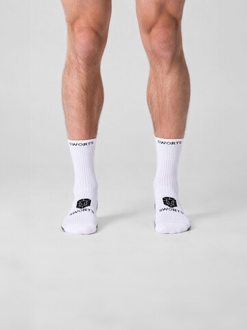 SWORTS Athletic Socks 'Cloud' in White