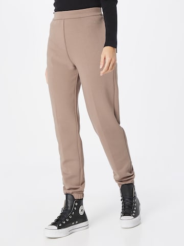 Calvin Klein Tapered Trousers in Grey: front