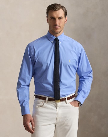 Polo Ralph Lauren Big & Tall - Ajuste regular Camisa en azul: frente