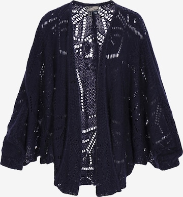 DreiMaster Vintage Gebreid vest 'Vintage' in Blauw: voorkant