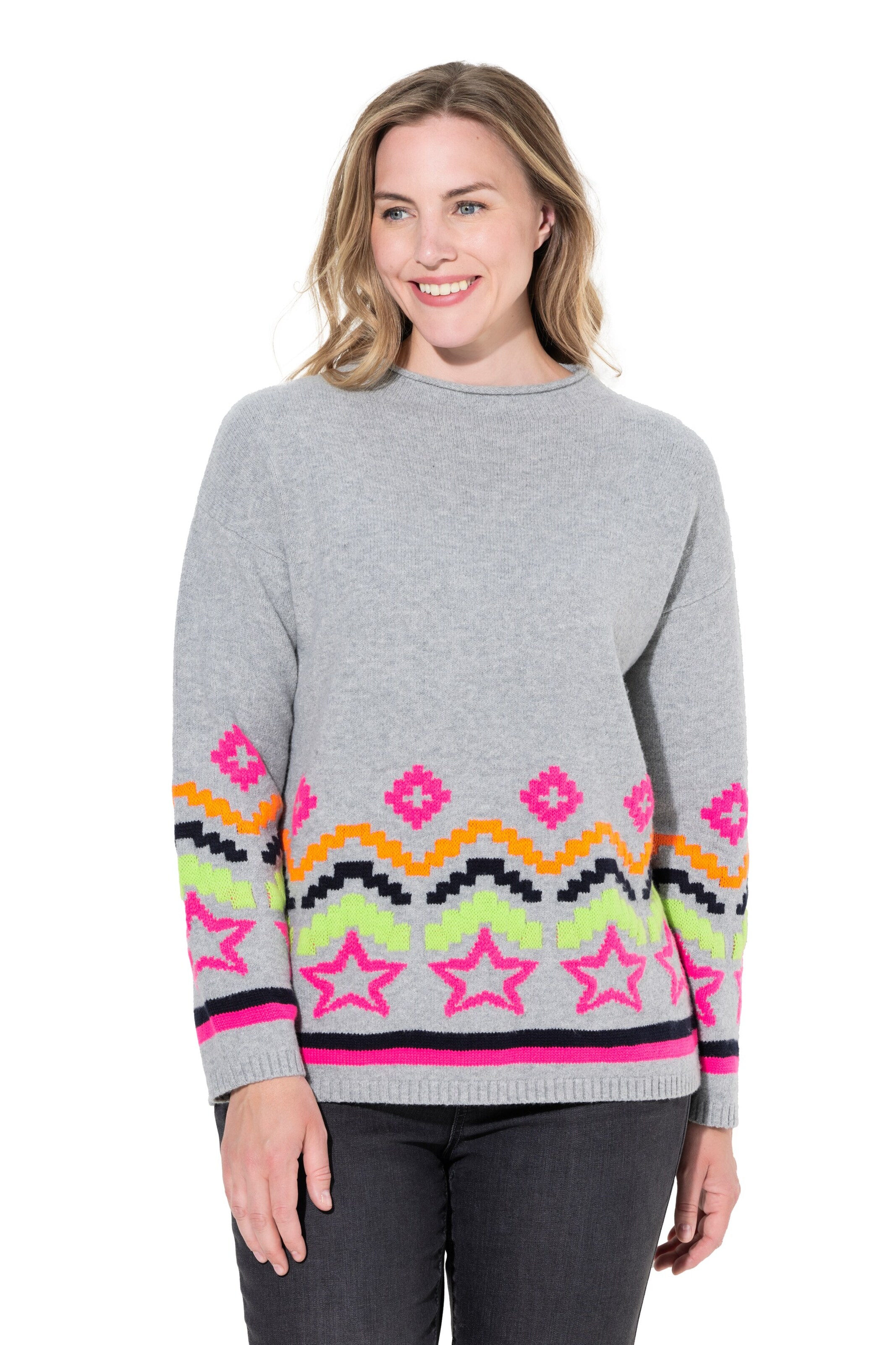 LAURASØN Sweater in Grey: front