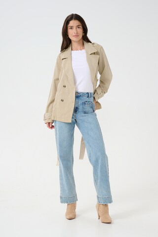 Manteau mi-saison 'Gigi' Cream en beige