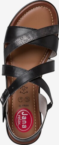 JANA Sandals in Black