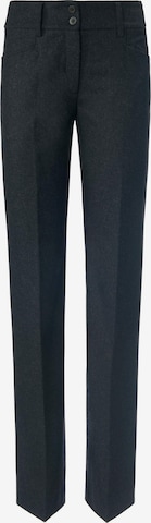 Peter Hahn Loosefit Pantalon 'New Wool' in Grijs: voorkant