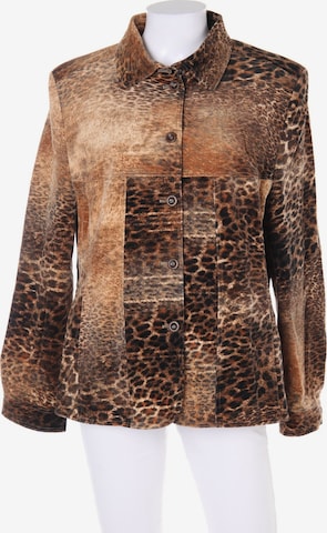 LAURA LEBEK Jacket & Coat in XL in Brown: front