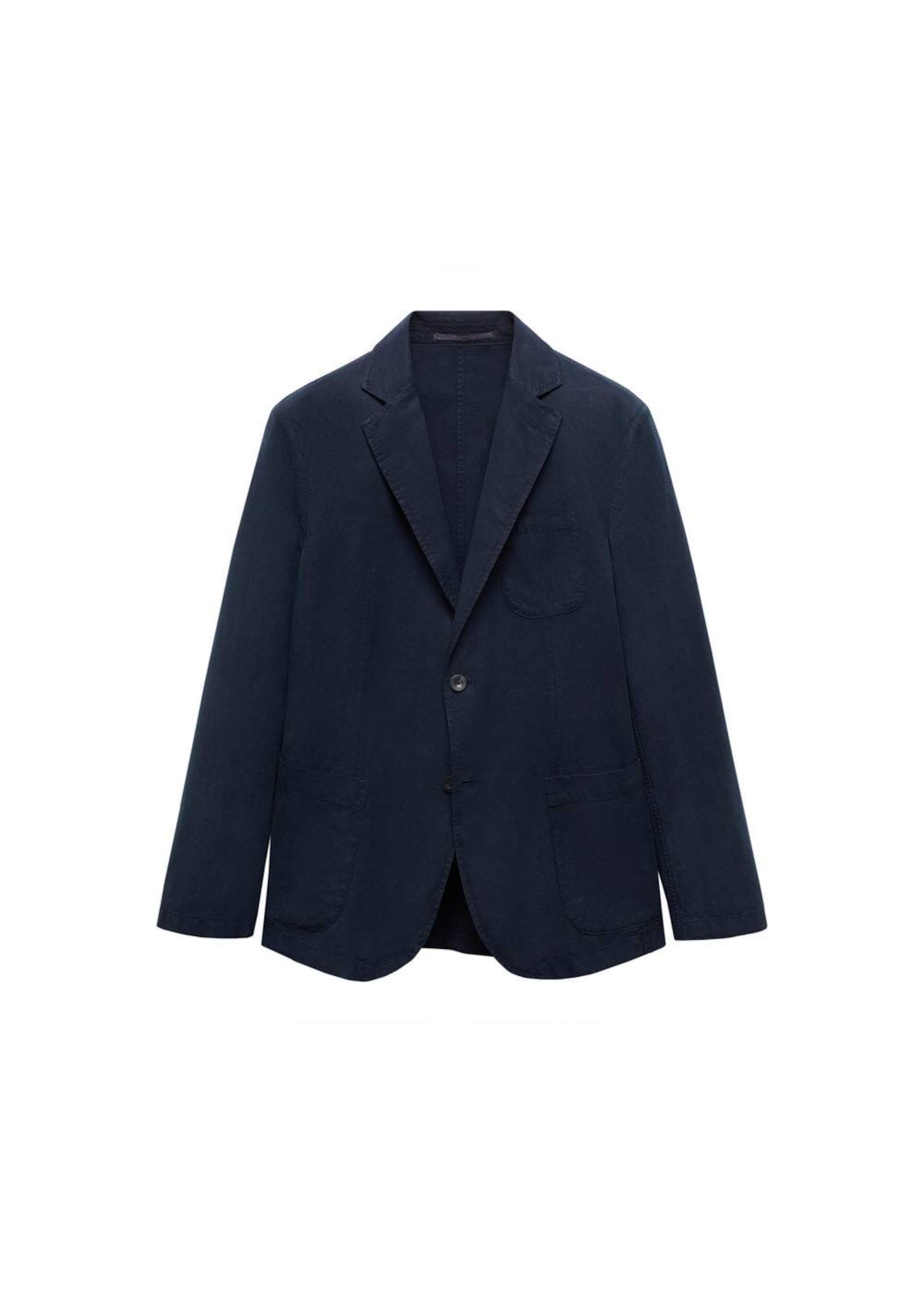 MANGO MAN Сако 'Delave' в нейви синьо, Преглед на продукта