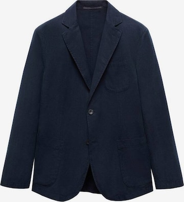 Coupe regular Veste de costume 'Delave' MANGO MAN en bleu : devant