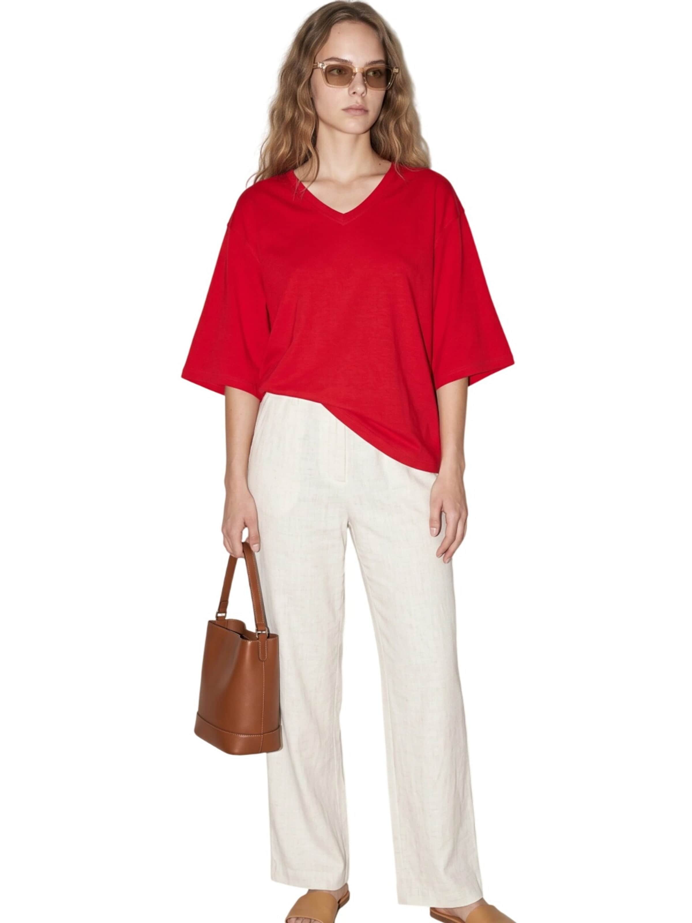 No Matter What Shirt in Rood: voorkant