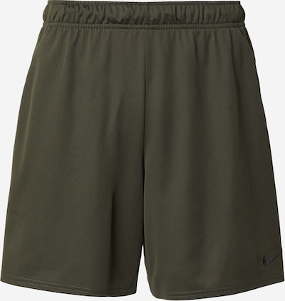 NIKE Sportske hlače 'FLEX' u zelena / crna, Pregled proizvoda