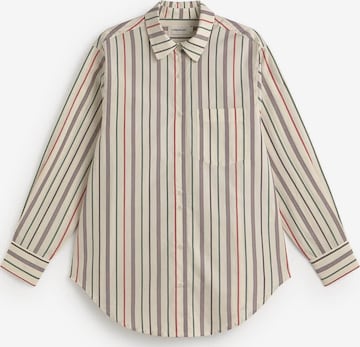 Camicia da donna 'ODELIA' di Thinking MU in beige: frontale